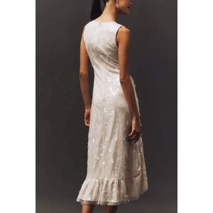 Siempre x Anthropologie Sequin Asymmetrical Dress